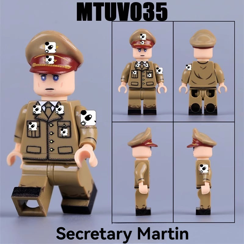 MTUV027-057 World War II military German soldier Minifigures