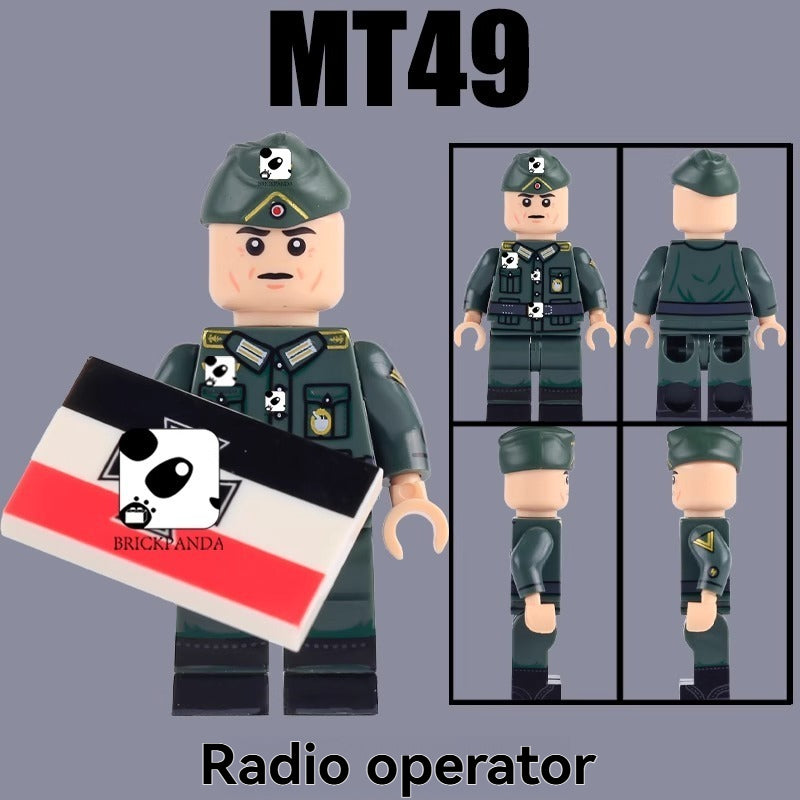 MT48-MT51 World War II Maritime War German Character Minifigures