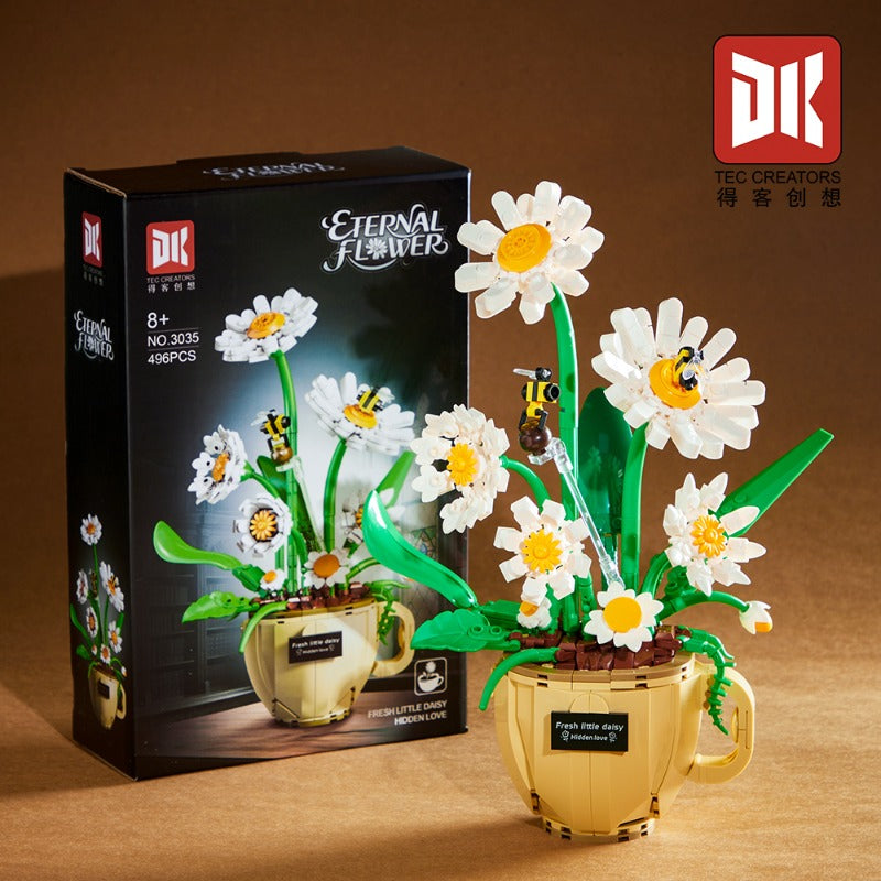 496pcs DK 3035 Coffee Cup Daisy