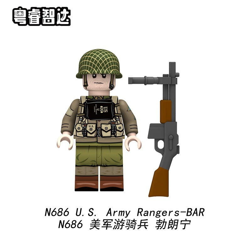 N683-688 World War II U.S. Army Rangers Minifigures – Joy Bricks