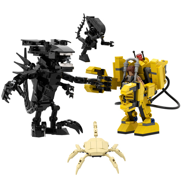 549PCS MOC-87961,Alien(Facehugger,alien queen vs power loader