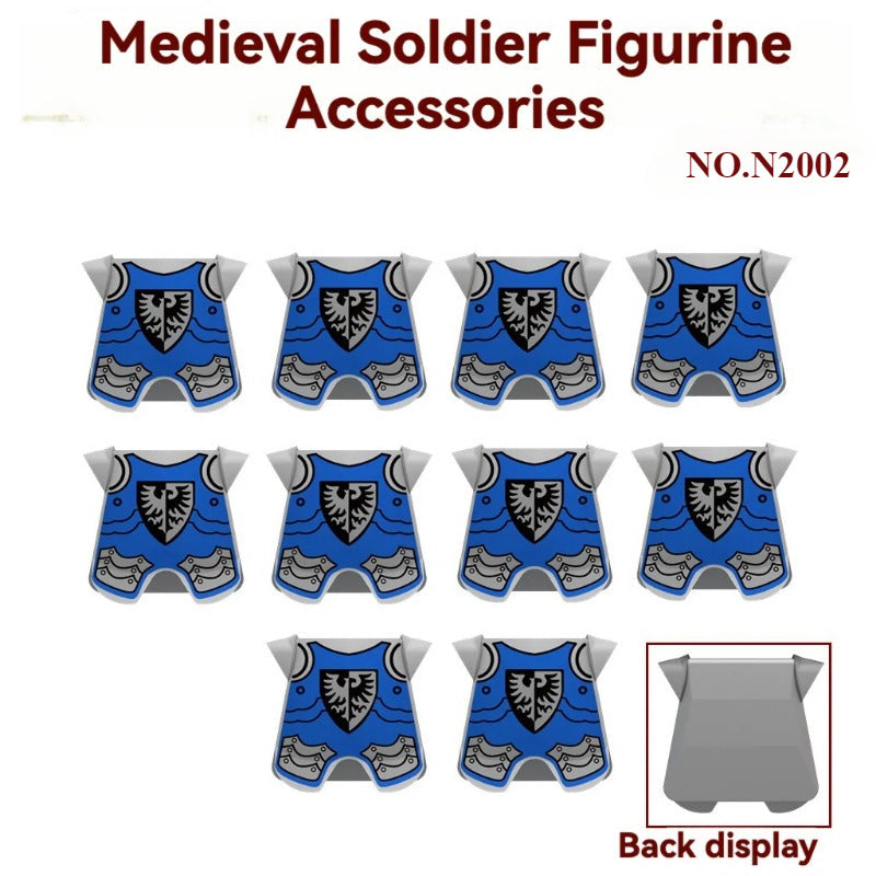 10pcs N2001-N2006  Medieval Soldier Minifigure Accessories