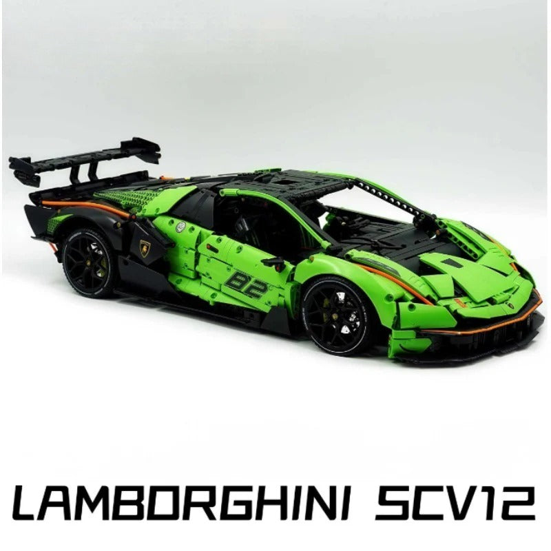 4100pcs+ Lao Liang MOC The Ultimate Lamborghini Essenza SCV12 1: 8