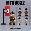 MTUV027-057 World War II military German soldier Minifigures