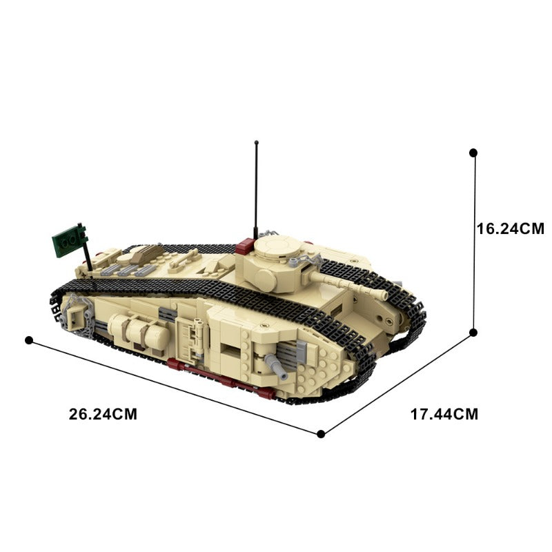 (Gobricks version)  800pcs+ MOC raiders of the lost ark 3 tank