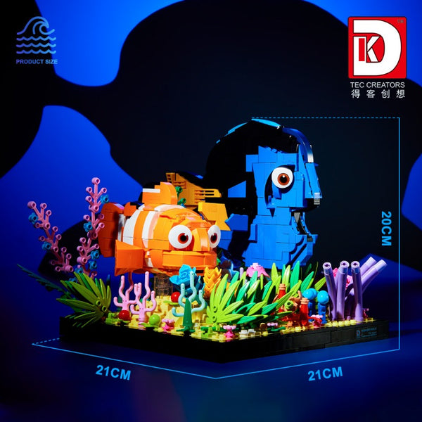 886 pcs DK 7002 Travel Nimmo Dodori – Joy Bricks