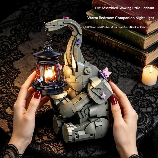 1106PCS Elephant Night Light (with Lighting) – Joy Bricks