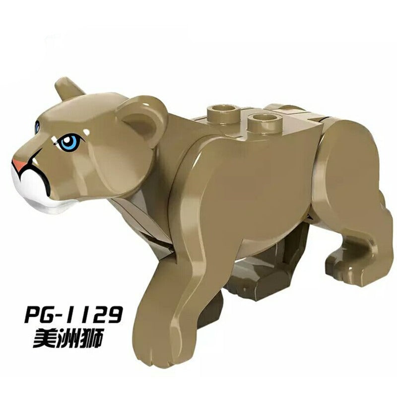 6pcs PG1045-1048/PG1129/PG1148 Jungle Adventure Series Tiger