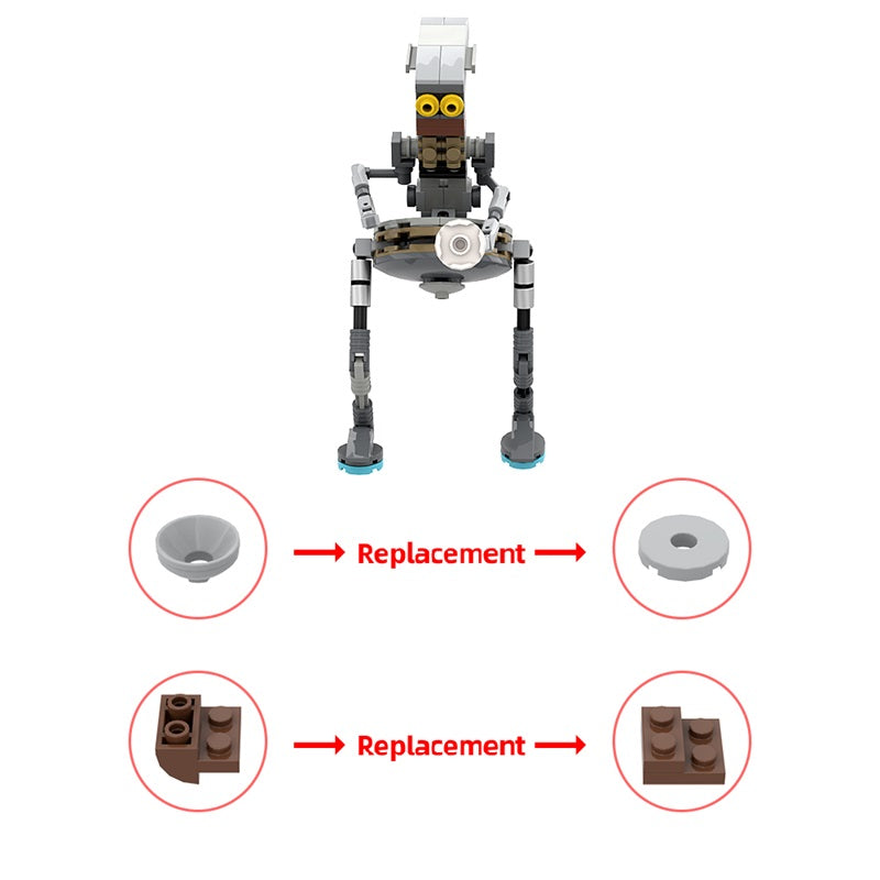 (Gobricks version) 101pcs MOC-148119 TODO-360 Droid