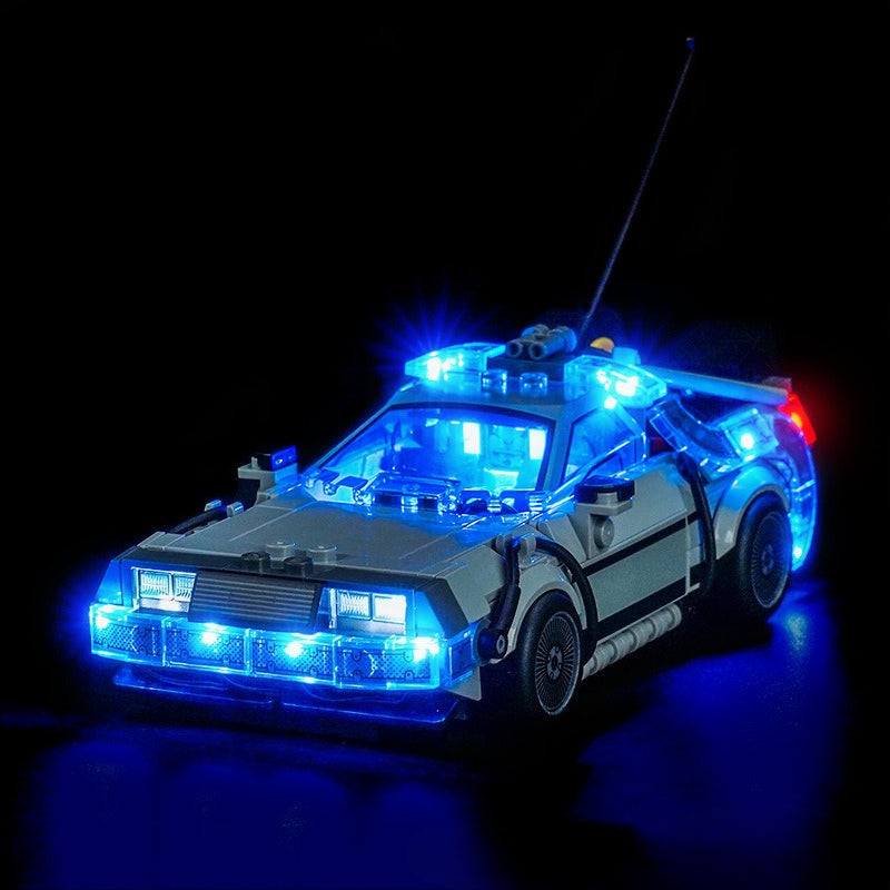 357pcs Time Machine from Back to the Future – Joy Bricks