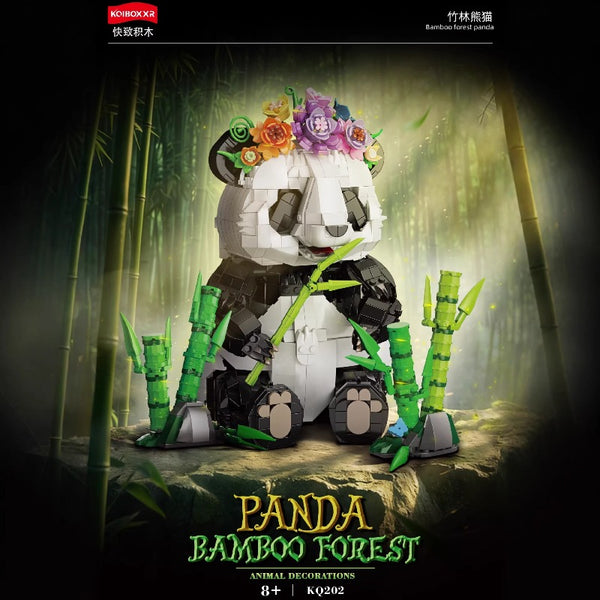 1501pcs KQIBOXXR KQ202 Bamboo Forest Giant Panda – Joy Bricks