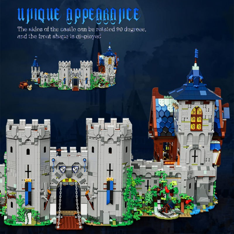 6640+PCS BK 33924 Medieval Jungle Castle