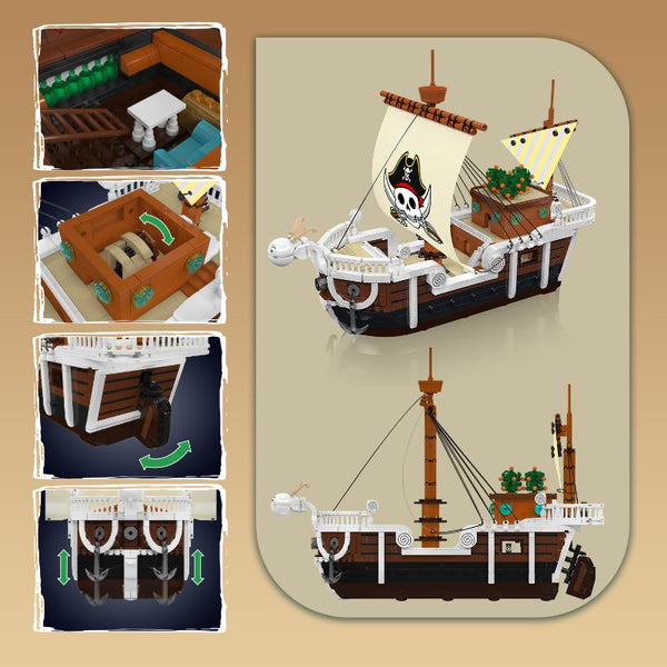 2313PCS MouldKing 13223 Pirate Ship – Joy Bricks