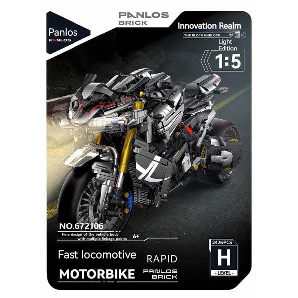 pyongon 2426pcs Panlos 672106 1:5 Rapid Motorcycle Racing Z H2 – Joy