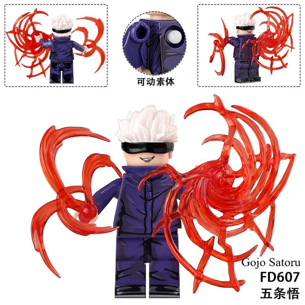 FD607-609 Jujutsu Kaisen series Gojo Satoru minifigures – Joy Bricks