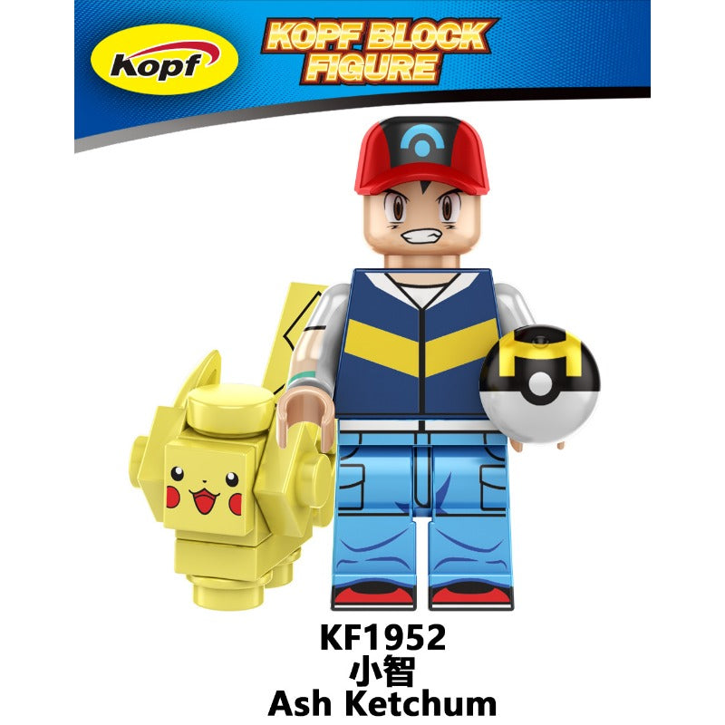 KF6189 Pokémon Pikachu Ash Minifigures