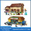 (Ship from US warehouse) The Simpsons House(2523pcs)  and The Simpsons KWIK-E-MART(2218pcs)  71016 71006