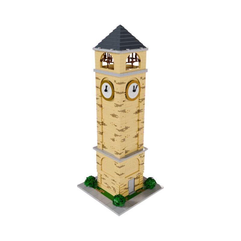 (Gobricks version) 2851pcs MOC-200147 Tilted Towers Clock Tower
