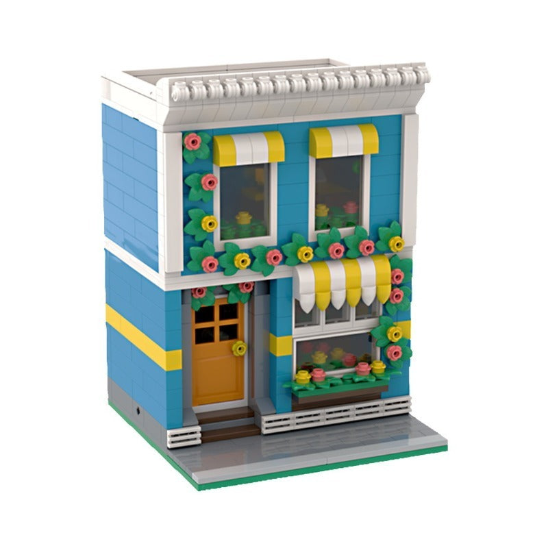 (Gobricks version) 400PCS+ MOC-136491 Flower shop