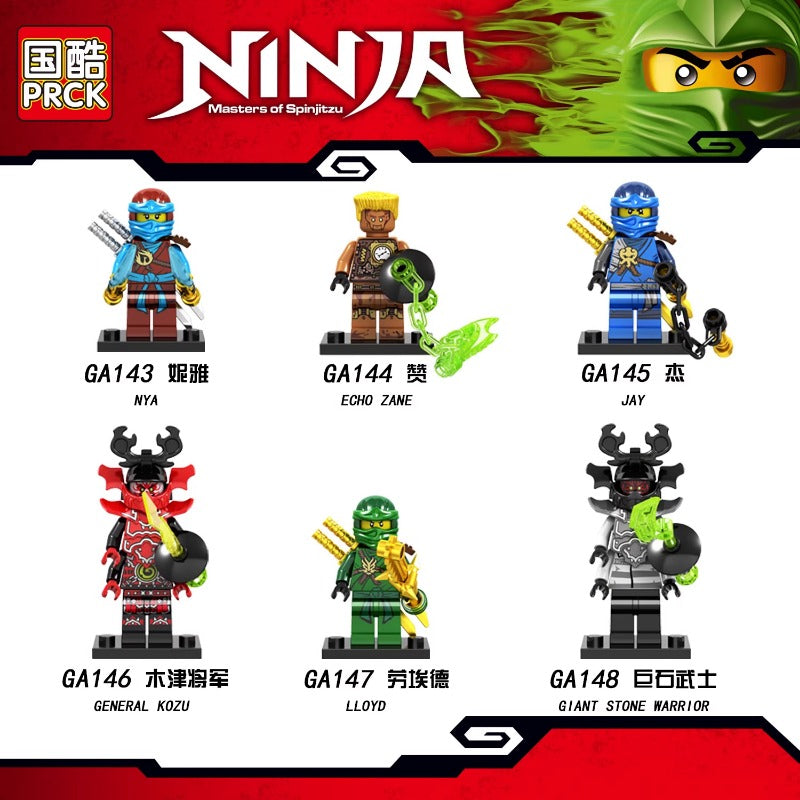 GA131-148 Ninja Series Minifigures – Joy Bricks