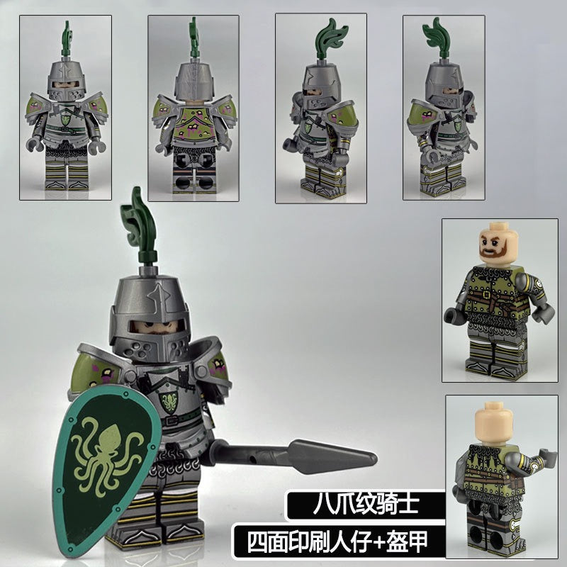 VP111-116 VP21-23 Medieval Lion King Castle Series Black Hawk