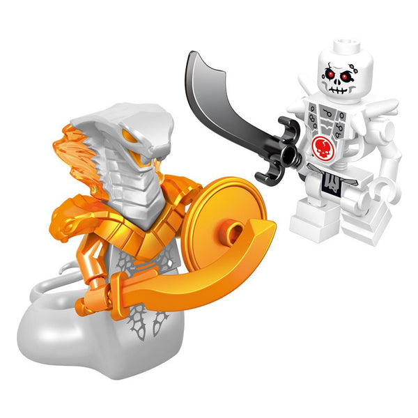 16pcs 61038 Phantom Ninja Wars Snake Monsters Minifigures