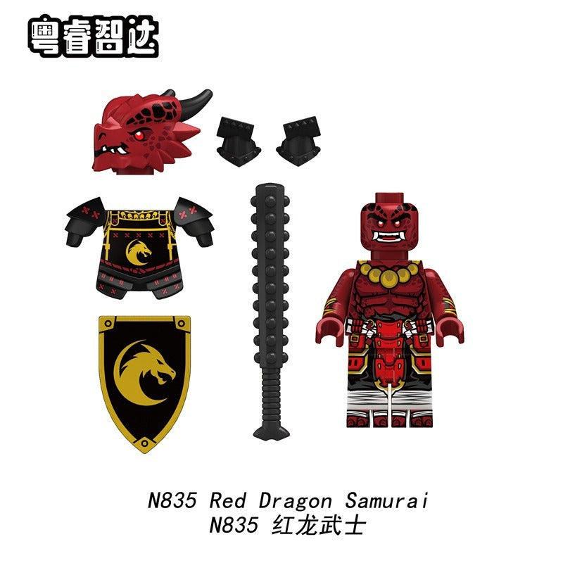 N833-836 Medieval Castle Series Dragon Knight Minifigures – Joy Bricks