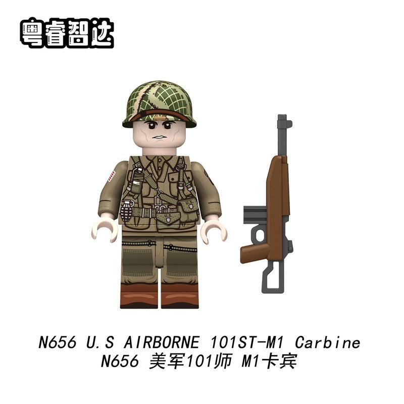 N651-656 US 101st Division series Minifigures