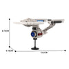 (Gobricks version) 592PCS MOC-105147 Star Trek Enterprise 1701-A