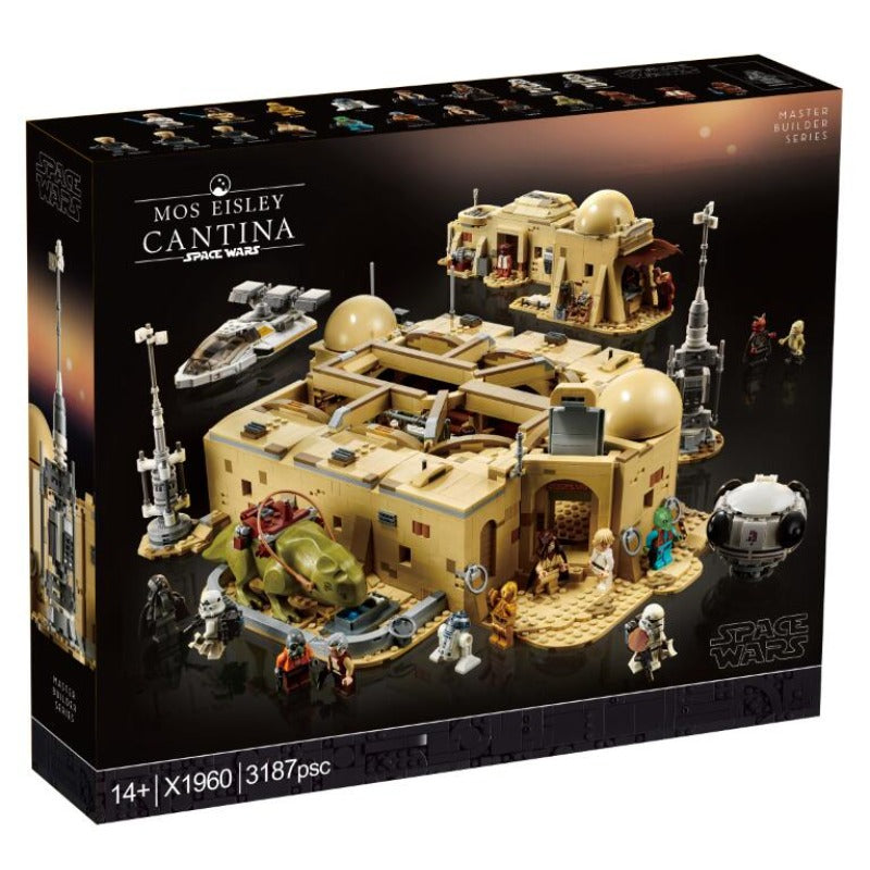 (Ship from US warehouse)3187PCS Mos Eisley Cantina 75290