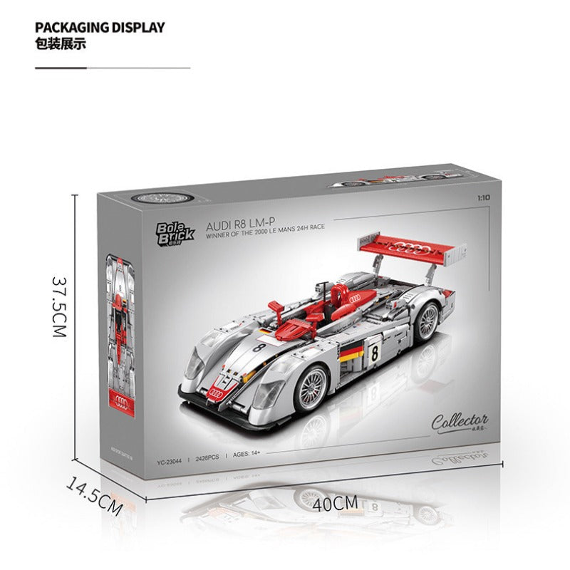 2426 pcs YC-23044 Audi R8 LMP 2000  1:10