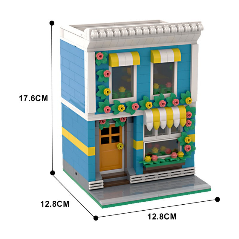 (Gobricks version) 400PCS+ MOC-136491 Flower shop