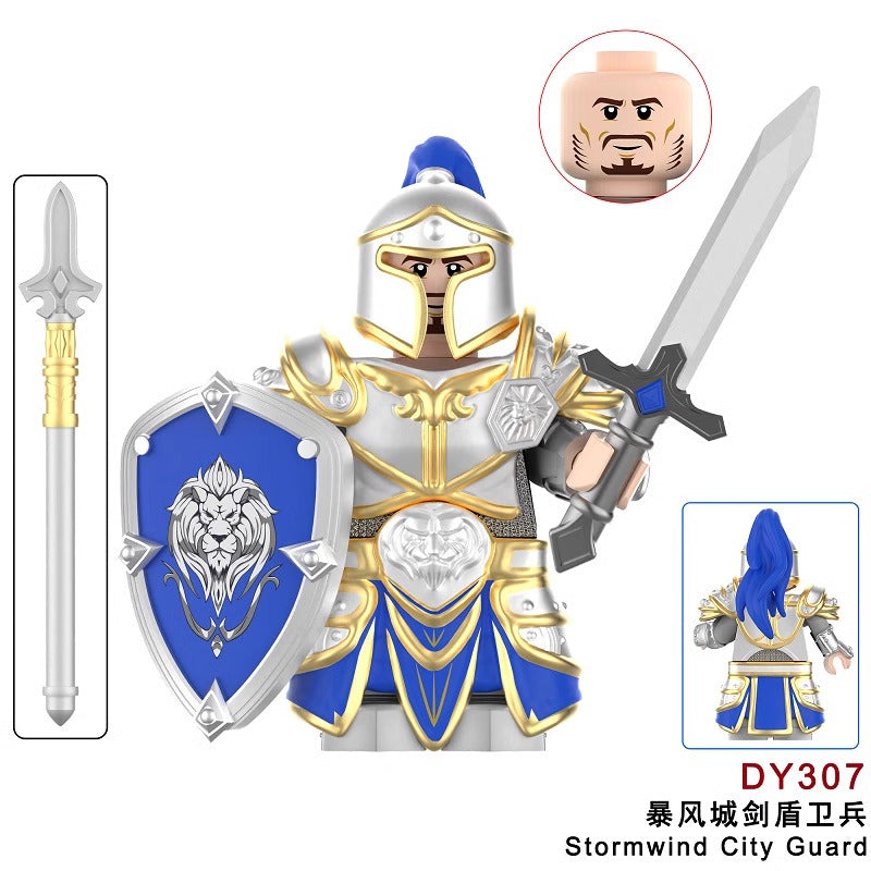 DY306-312 World of Warcraft Stormwind Alliance Soldier Medieval