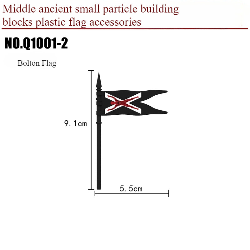 Q1001-1 Q1001-2 Q1002-4 Q1002-5 Q1002-6 Q1004-1 Q1004-3Middle Ages Lion Country Crow Black Hawk Flag Castle Flag