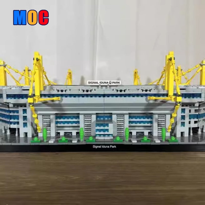 5844PCS MOC-177065 Dortmund Westfalenstadion 1:500