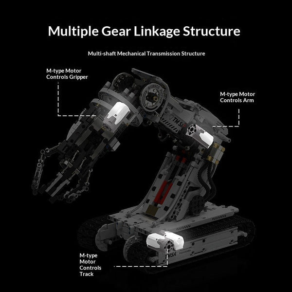 ロボット　incstictoy メカニカルデザイン Ship from US warehouse) 1512 pcs TUOMU T1110 Sci-Fi Programmable