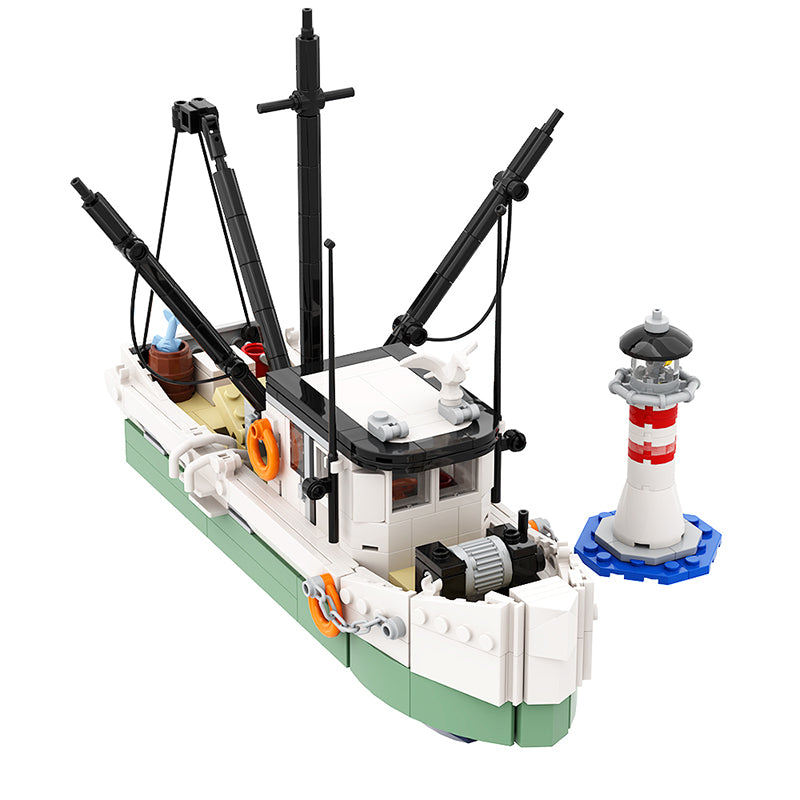 (Gobricks version)	331pcs Wrecked Shrimp Boat