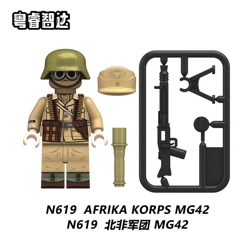 N617-620 North African Legion Series Minifigures – Joy Bricks