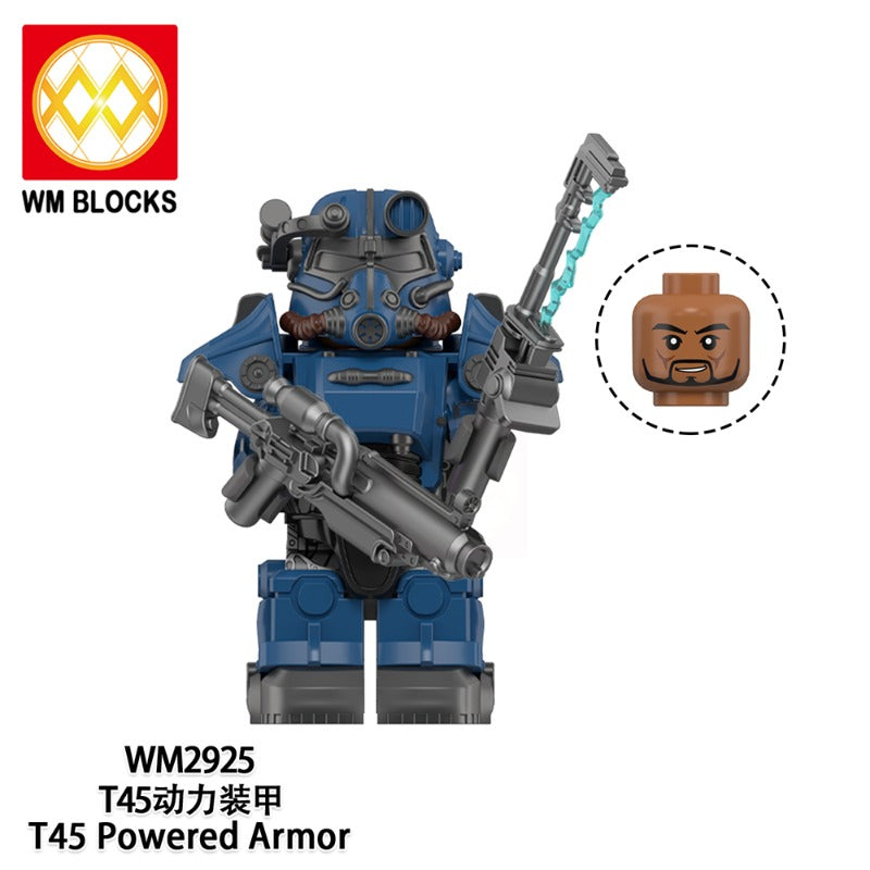 WM6209 Game Radiation T-45 Power Armor Minifigures – Joy Bricks