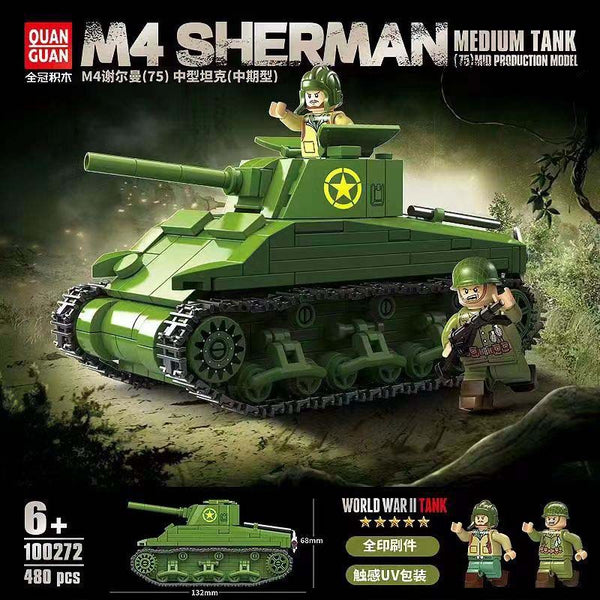 480 pcs QUANGUAN 100272 M4 Sherman – Joy Bricks