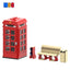 1235PCS MOC-10258 London Red Telephone Box