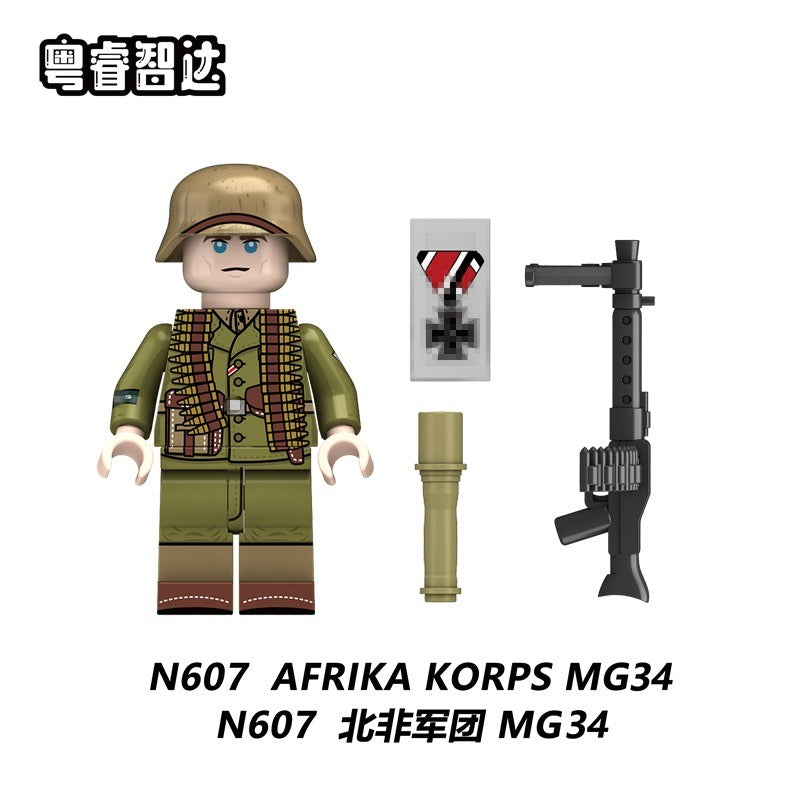 N605-608 North African Legion minifigure – Joy Bricks