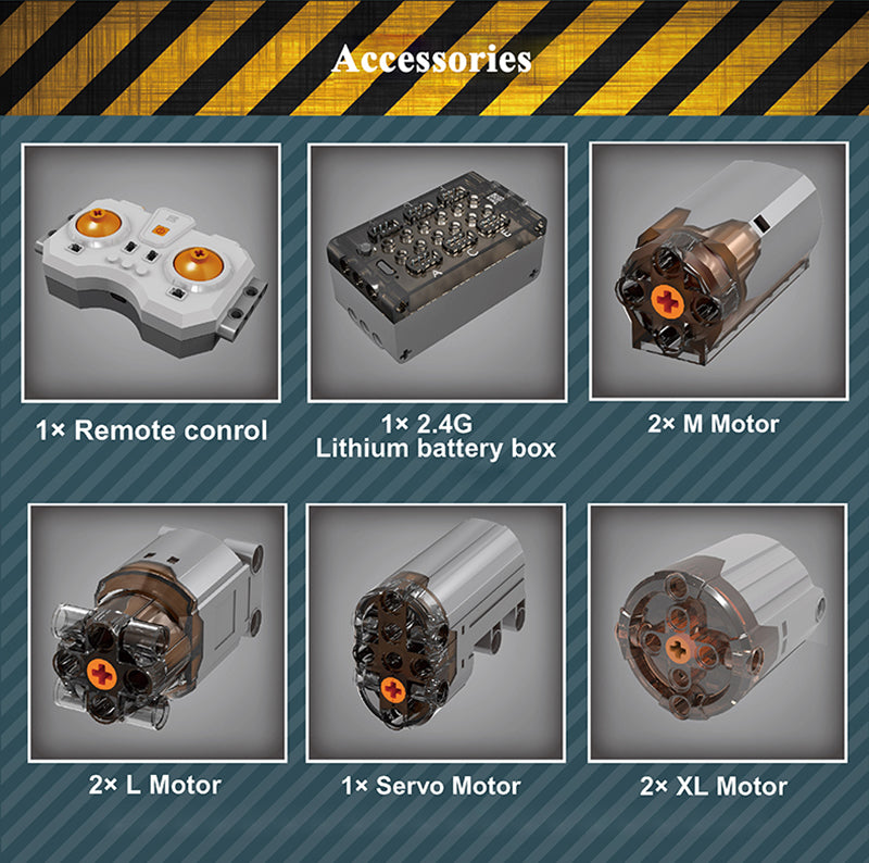 4883PCS MOULDKING 17027 Road Rescue Car Red