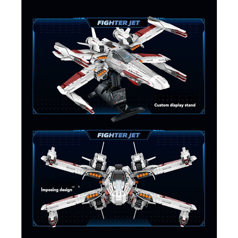 1109pcs ZAPE 98003 X-Fighter