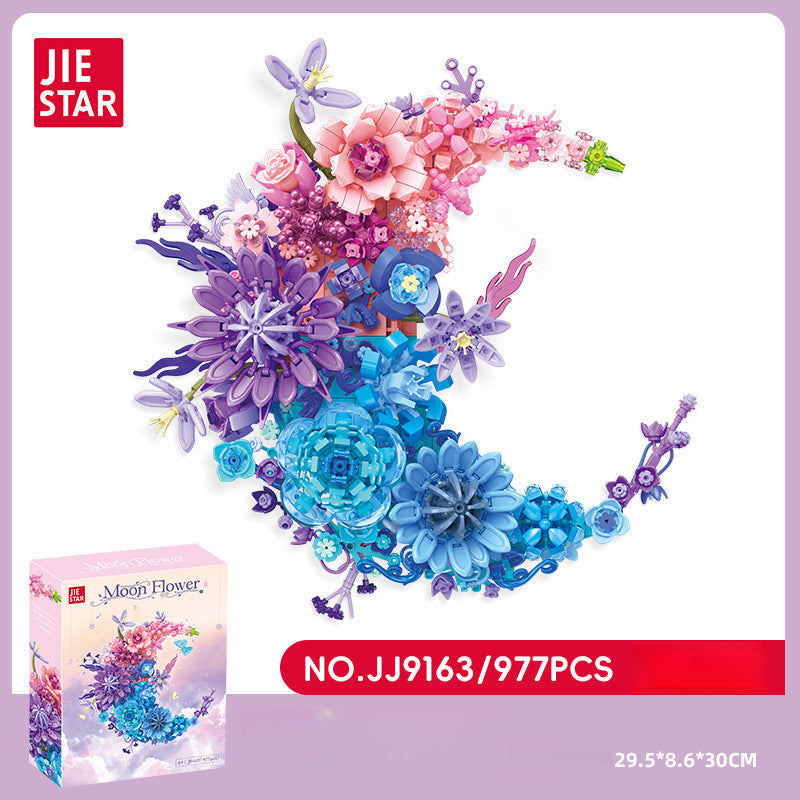 977pcs JIESTAR JJ9163 Moon Flower