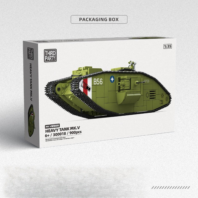 900pcs QUANGUAN 300018 HEAVY TANK MK.V