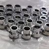 4pcs Chrome Engine Exhaust Pipe Building Blocks Parts