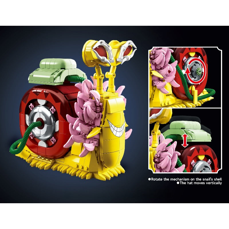 738pcs DK 1591 Mingo Den Den Mushi