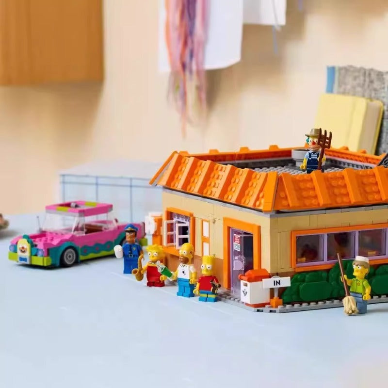 (Ship from European warehouse)1635 pcs The Simpsons: Krusty Burger