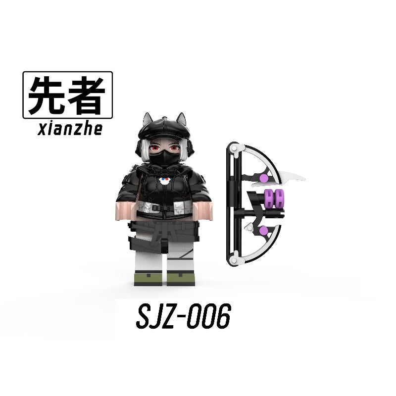 SJZ004-SJZ007 Delta Force Special Forces Minifigures – Joy Bricks
